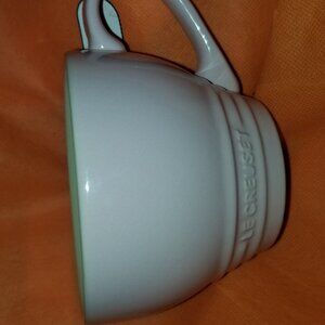 "Chiffon Pink" 14 Oz LE CREUSET Large Giant Cappuccino Bistro Mug *2nd Choice*